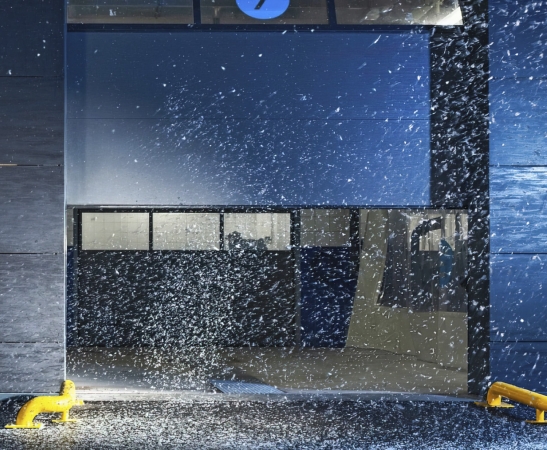 Панорамные ворота AluTherm в Лермонтове