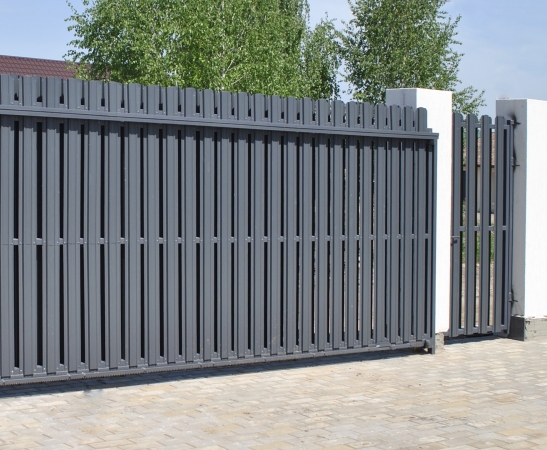 Ворота из штакетника в Лермонтове